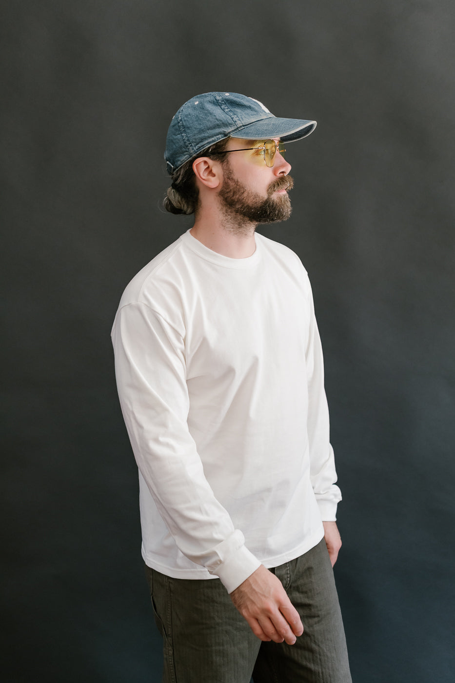 03-0013-69 - Long Sleeve T-Shirt - White