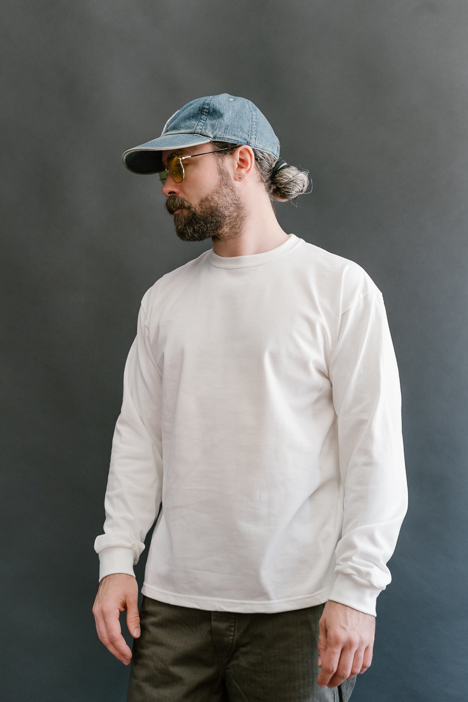 03-0013-69 - Long Sleeve T-Shirt - White