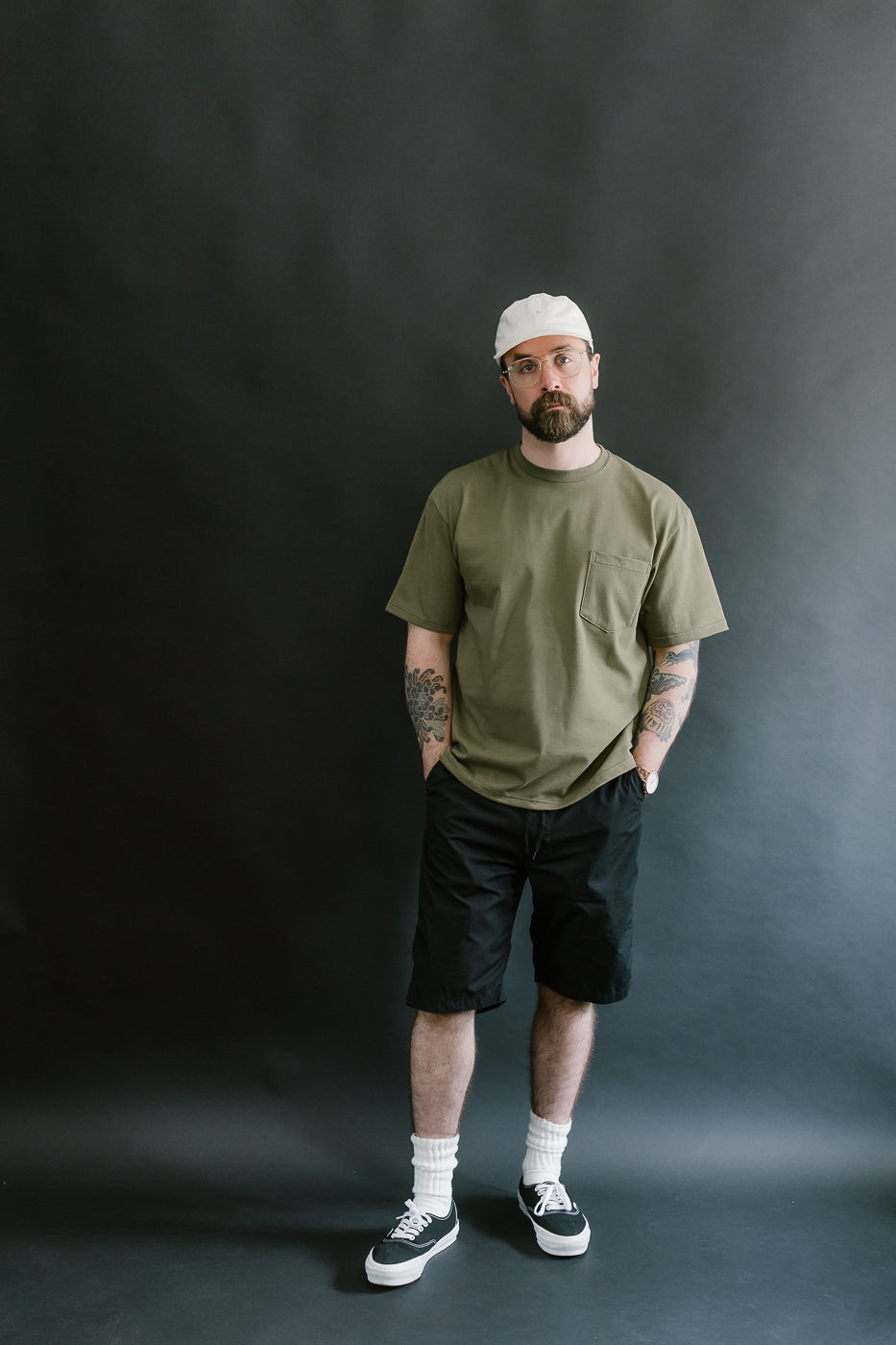 03-0017-76 - Pocket T-Shirt - Army Green