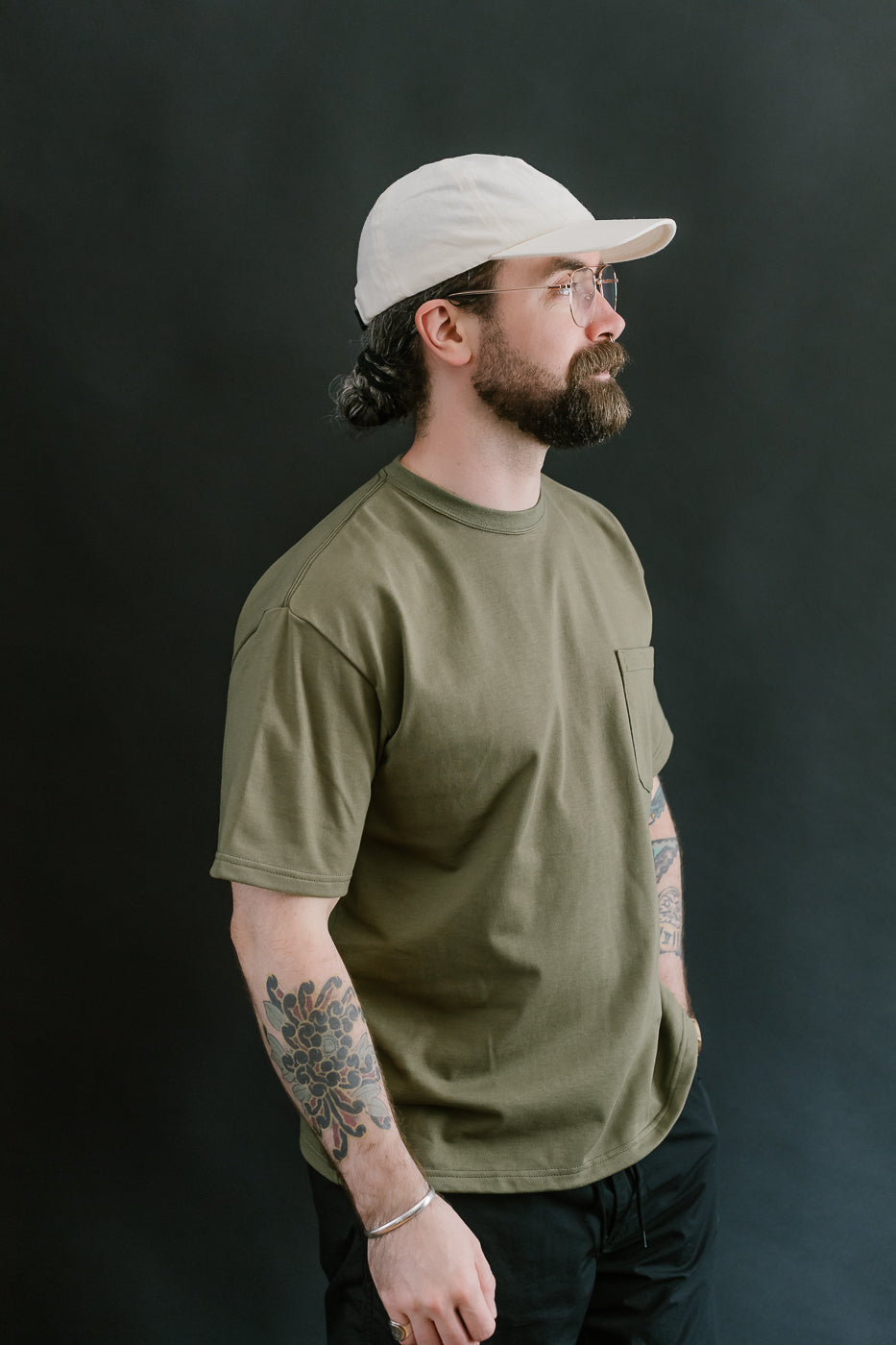 03-0017-76 - Pocket T-Shirt - Army Green