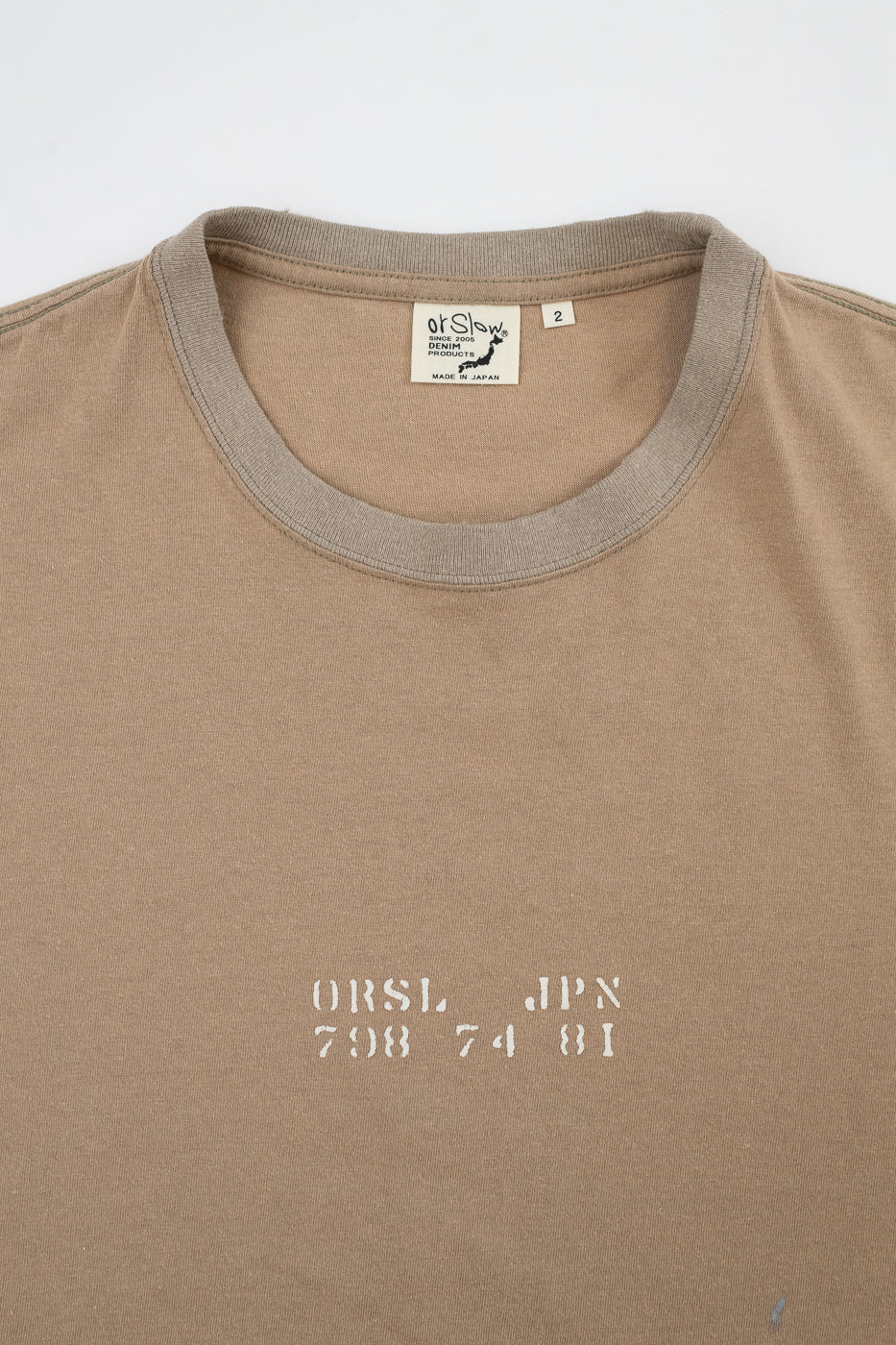 03-0118OJ-67 - JPN Print T-Shirt - Beige