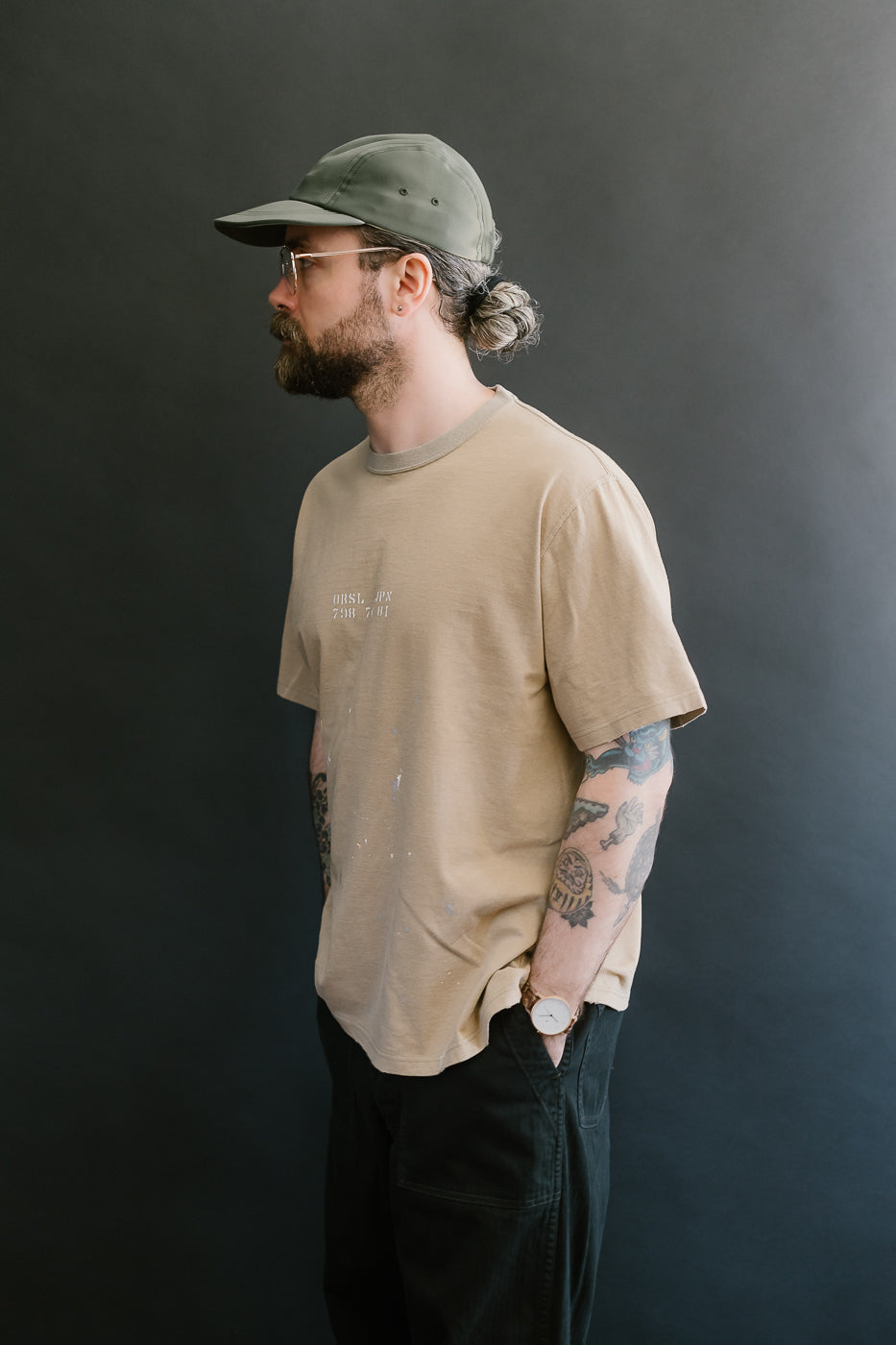03-0118OJ-67 - JPN Print T-Shirt - Beige