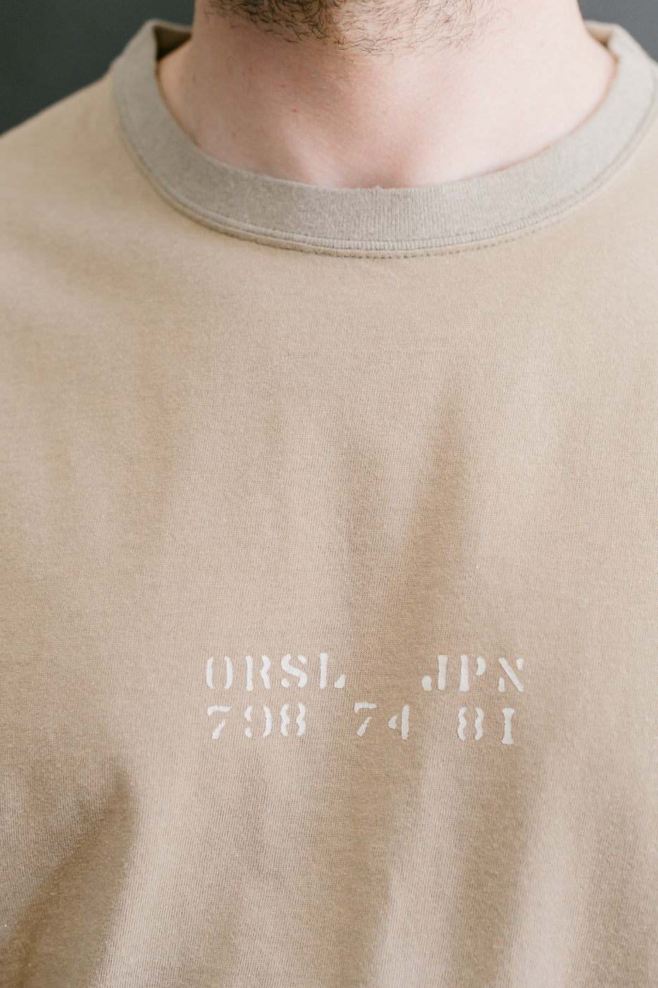 03-0118OJ-67 - JPN Print T-Shirt - Beige