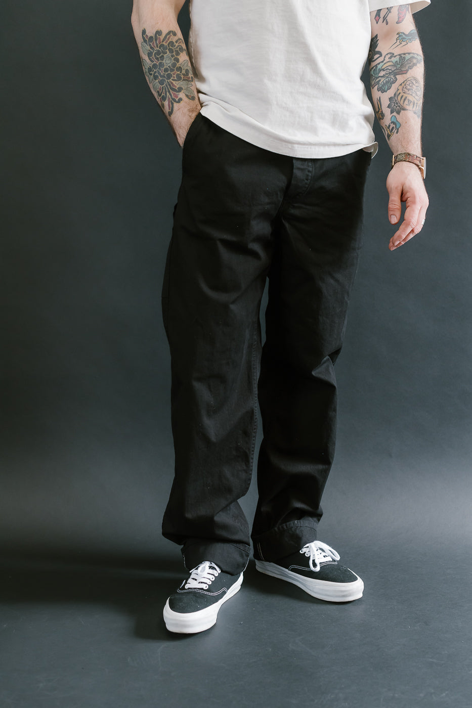 03-5000-61 - French Work Pant - Black