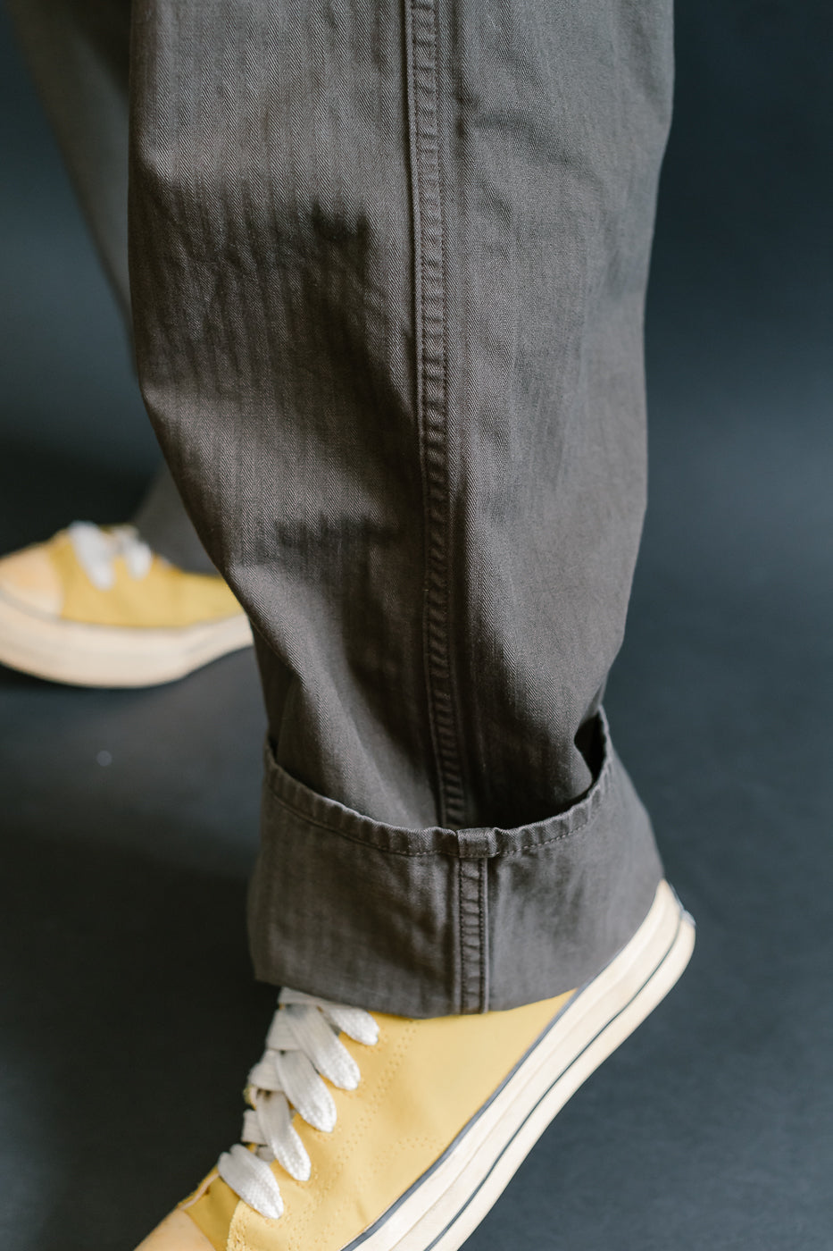 03-5011-52 - Wide French Work Pant - Coffee Brown