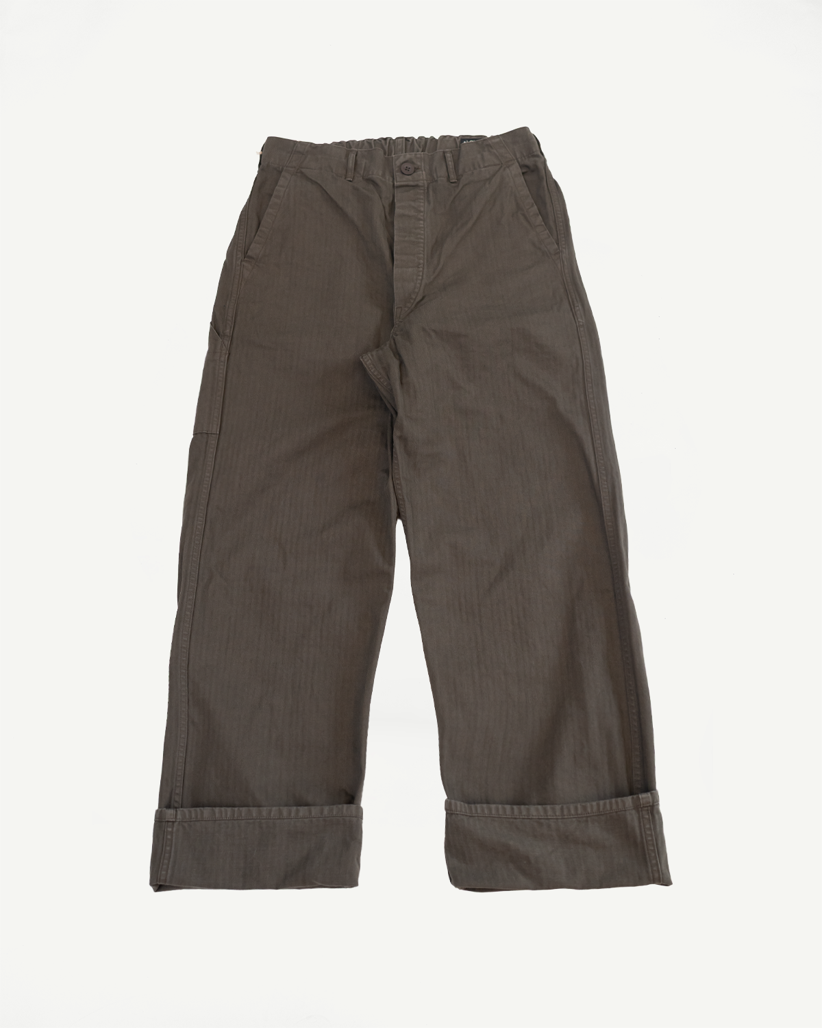 03-5011-52 - Wide French Work Pant - Coffee Brown