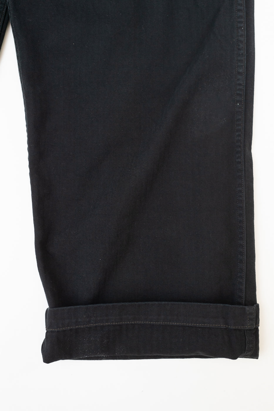 01-5103-61 - Herringbone Summer Fatigue Pants - Black