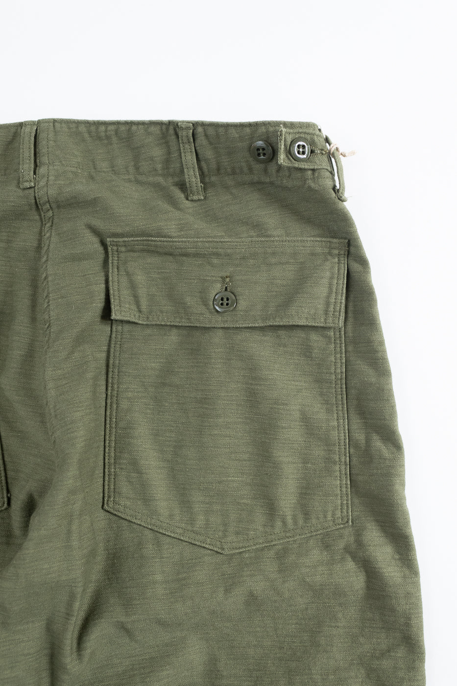 03-V5002-77 - Fatigue Pants Reverse Sateen - Vintage Fit - Dark Olive