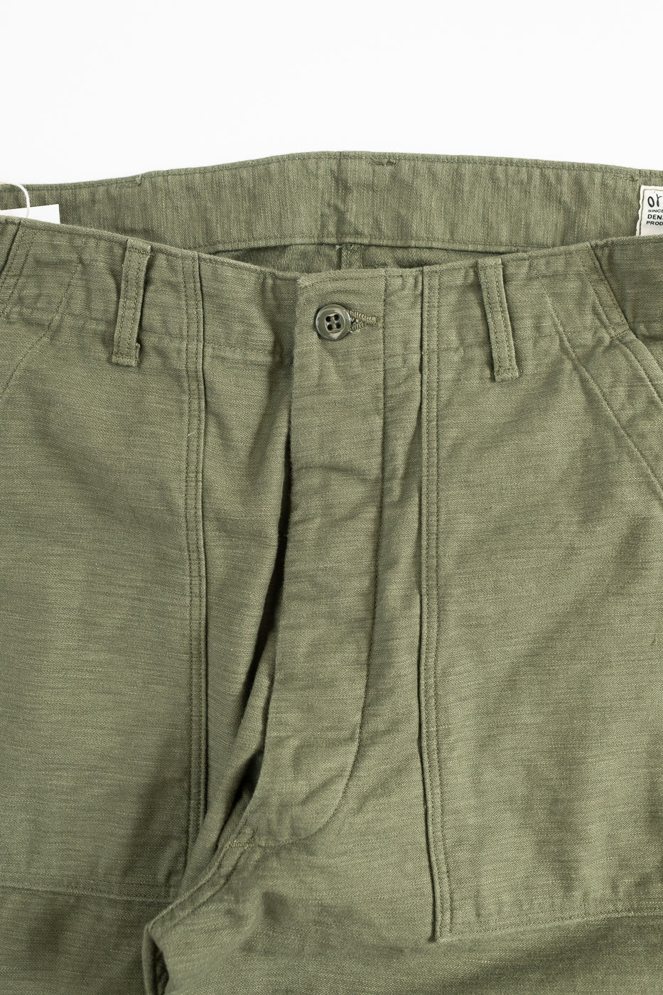 03-V5002-77 - Fatigue Pants Reverse Sateen - Vintage Fit - Dark Olive