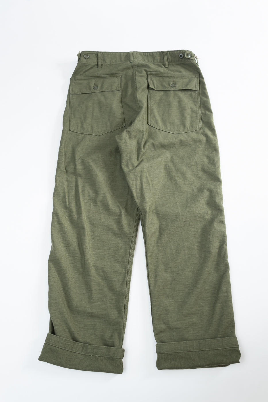 03-V5002-77 - Fatigue Pants Reverse Sateen - Vintage Fit - Dark Olive