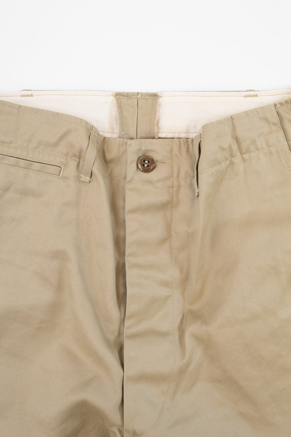 03-V5361-40 - Army Trouser Vintage Fit - Khaki