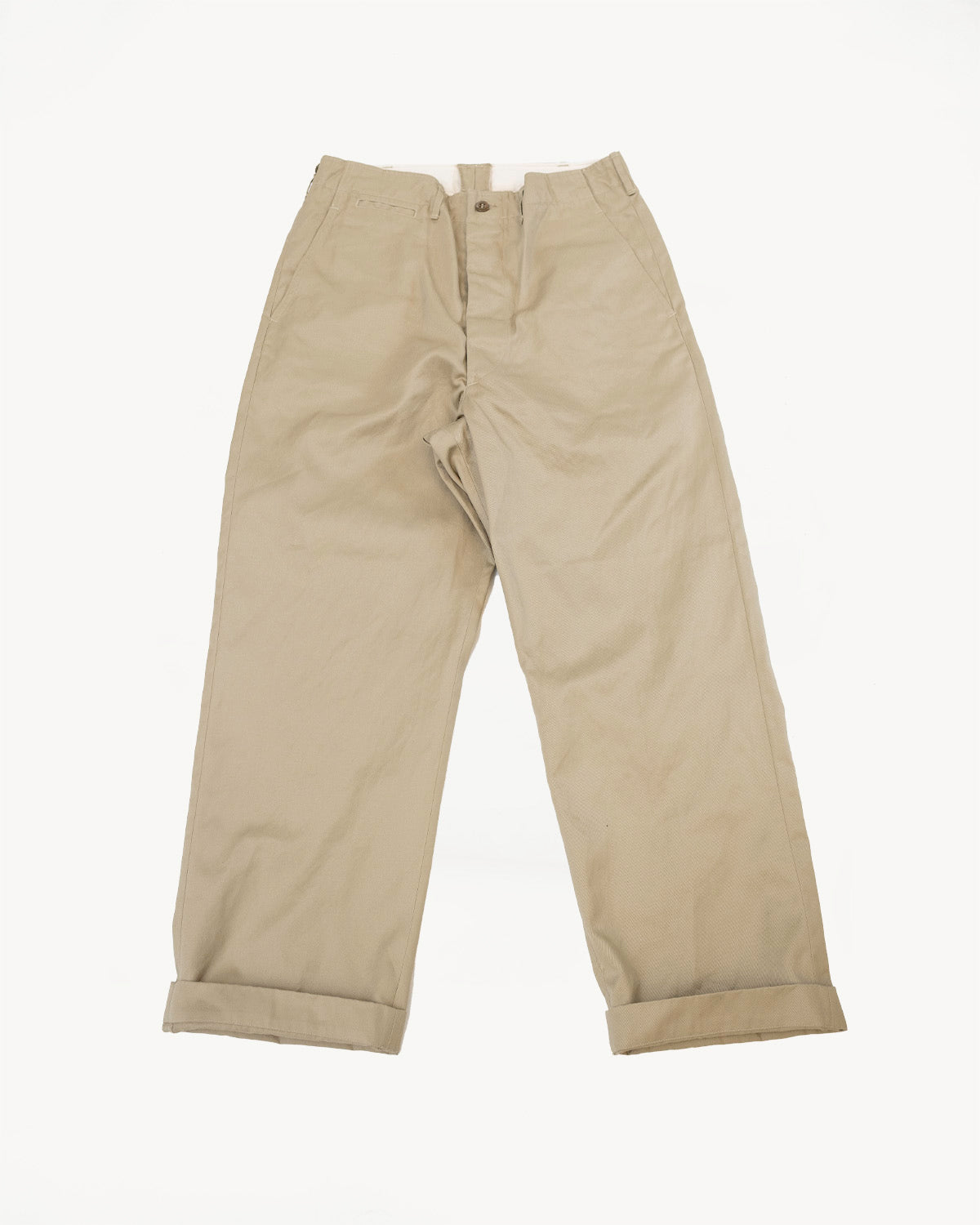 03-V5361-40 - Army Trouser Vintage Fit - Khaki