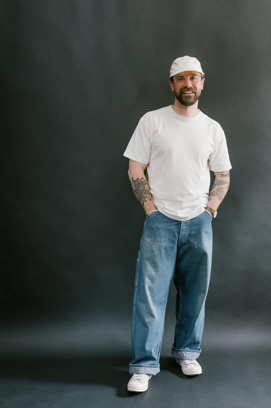 01-5126-95 - 30s Painter Pants Denim - Wide Fit - Used Wash
