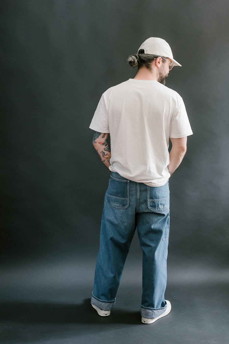 01-5126-95 - 30s Painter Pants Denim - Wide Fit - Used Wash