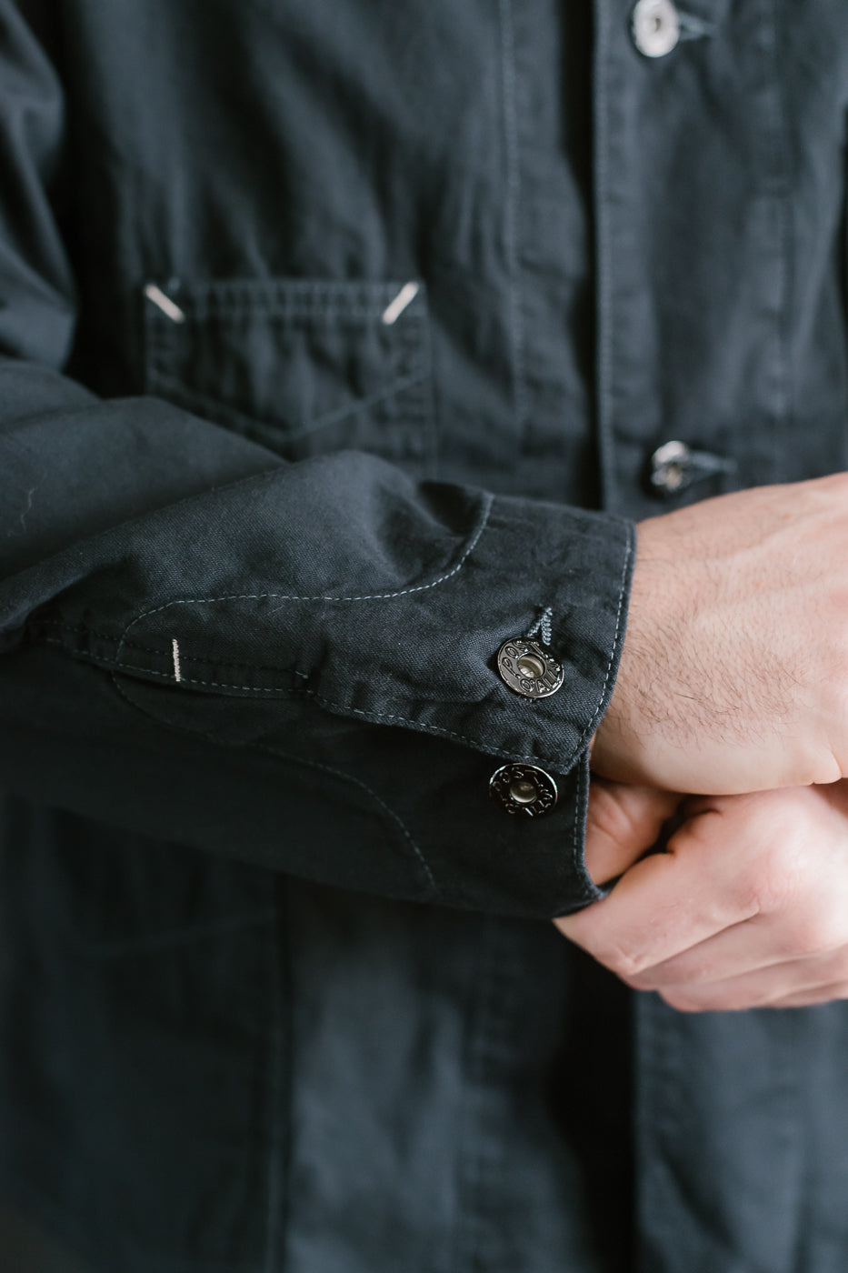 1111-VTC - De Luxe Railroader Vintage Twill - Charcoal