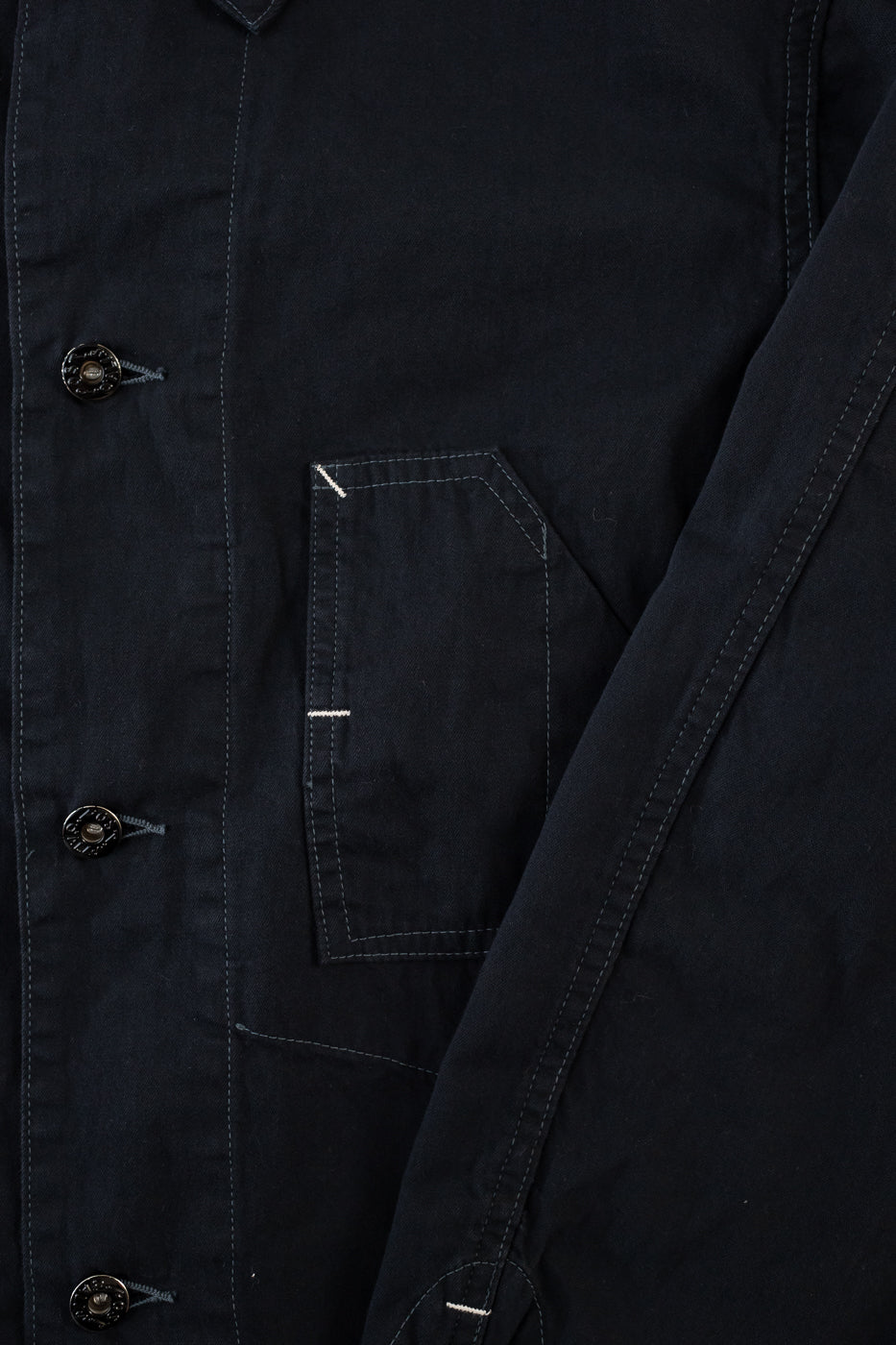 1111-VTC - De Luxe Railroader Vintage Twill - Charcoal