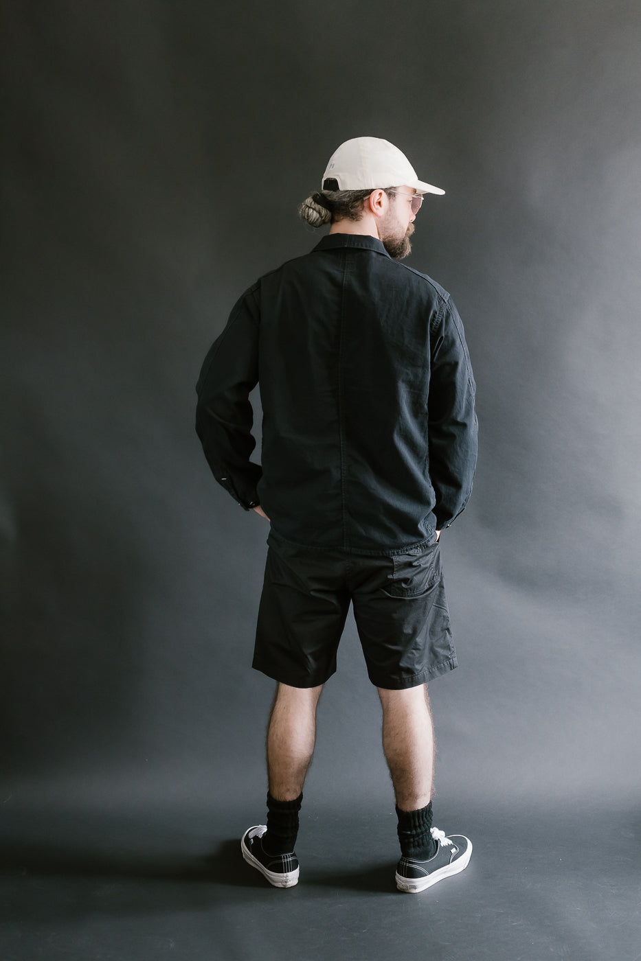 1111-VTC - De Luxe Railroader Vintage Twill - Charcoal