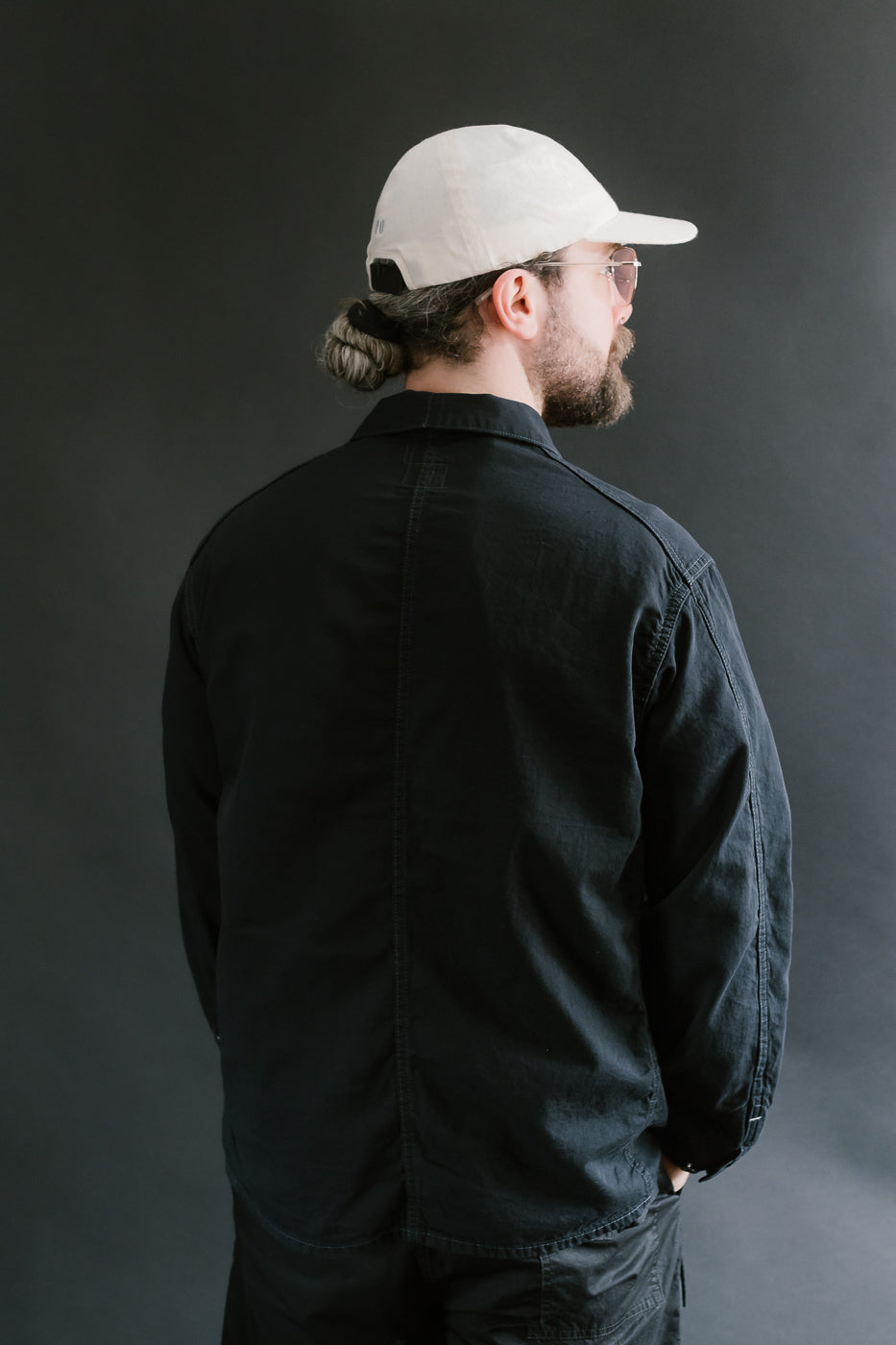 1111-VTC - De Luxe Railroader Vintage Twill - Charcoal