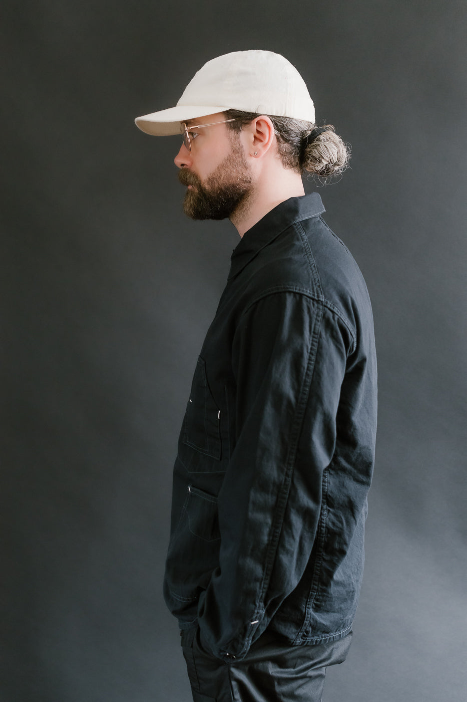 1111-VTC - De Luxe Railroader Vintage Twill - Charcoal