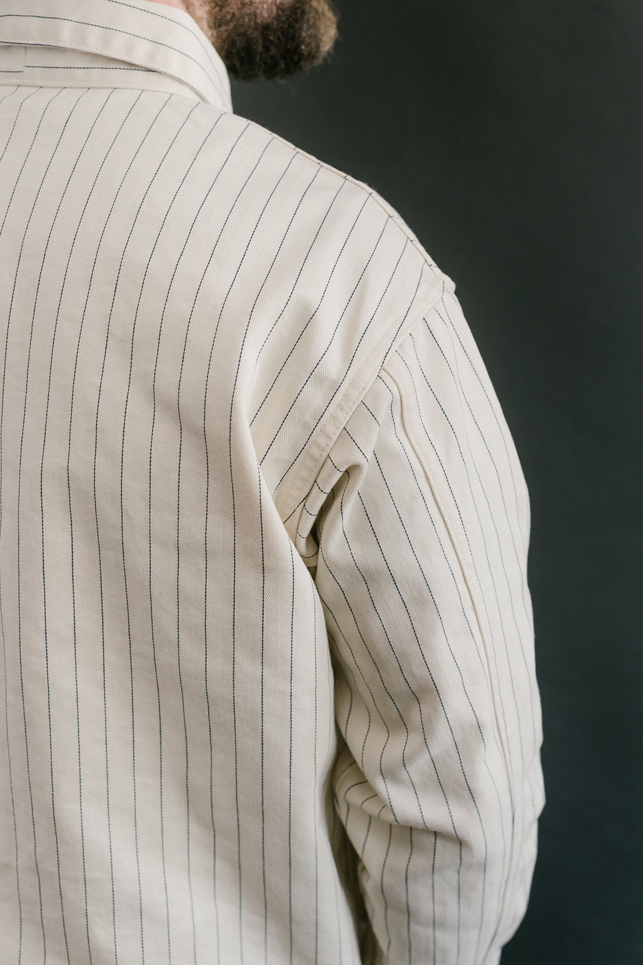 1175-HBS - Sylvania HBT Stripe - Natural