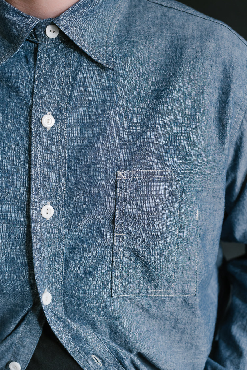 1201C-CC - No. 1 Shirt MV Classic Chambray - Indigo