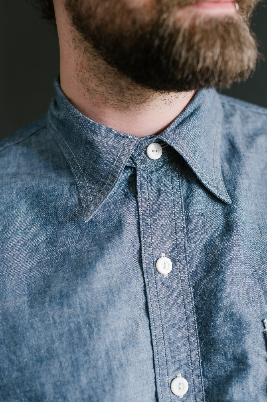 1201C-CC - No. 1 Shirt MV Classic Chambray - Indigo