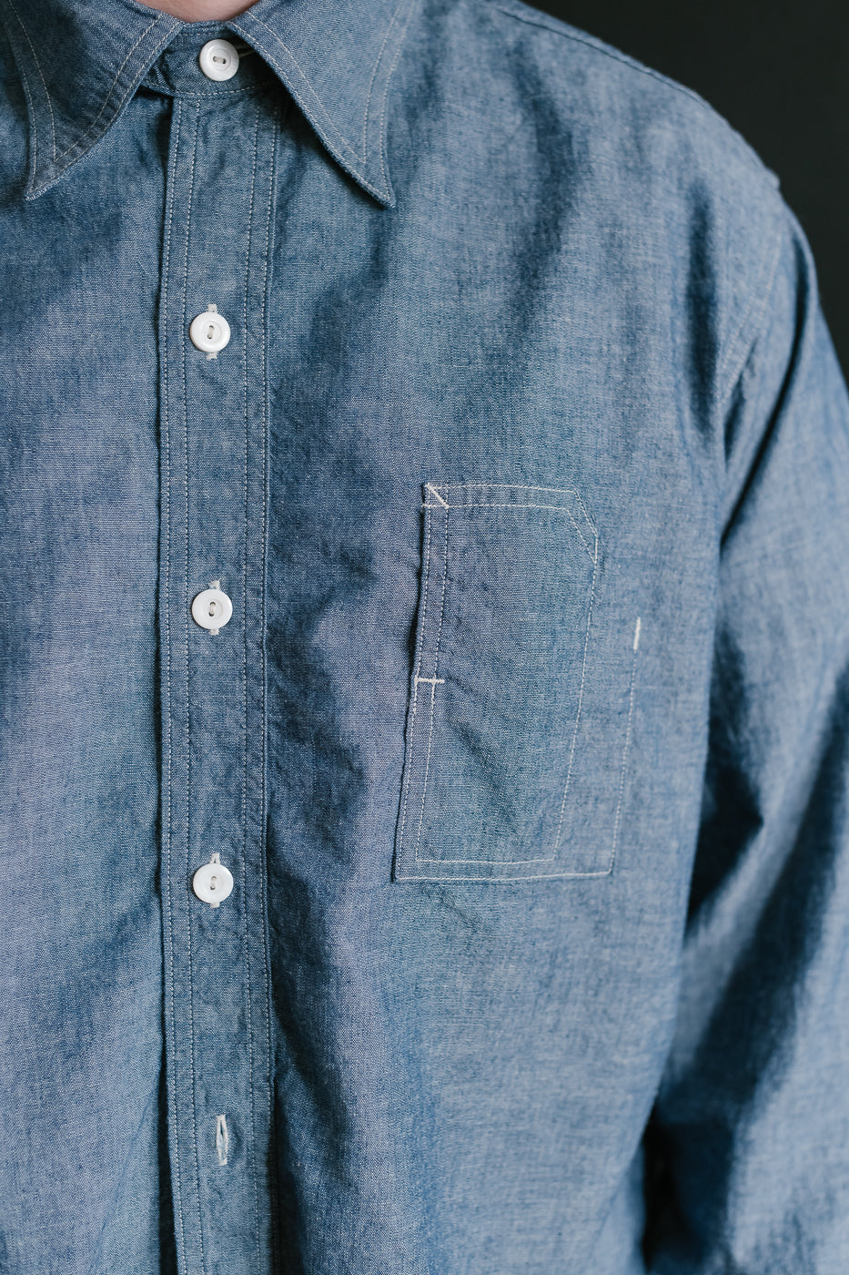 1201C-CC - No. 1 Shirt MV Classic Chambray - Indigo