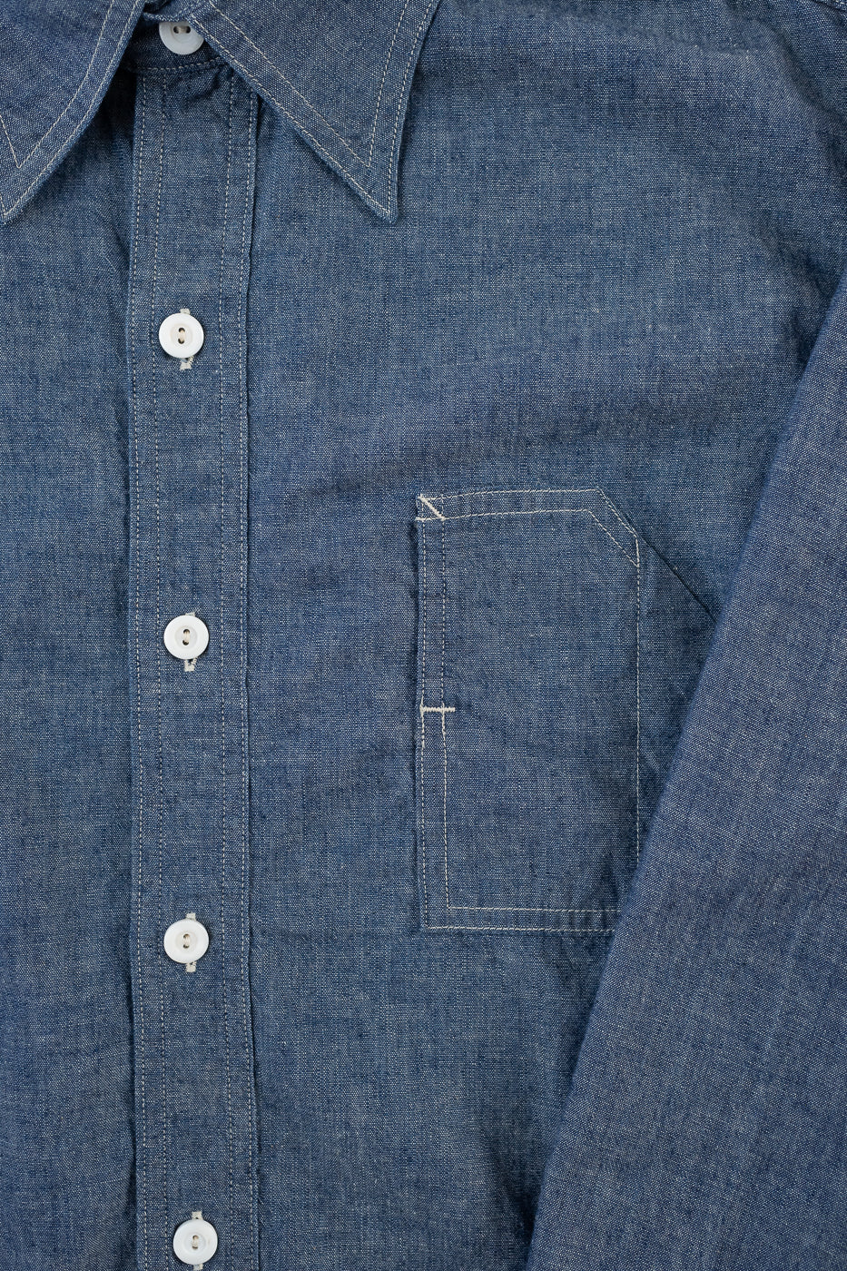 1201C-CC - No. 1 Shirt MV Classic Chambray - Indigo