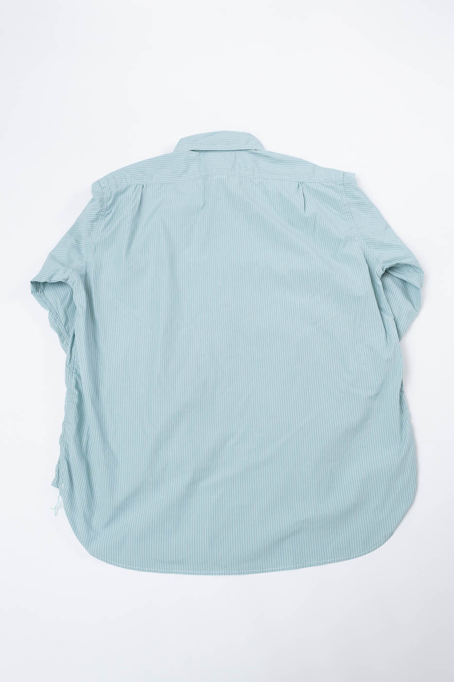 1201C-SSG - No. 1 Shirt Stripe Shirting MV - Green