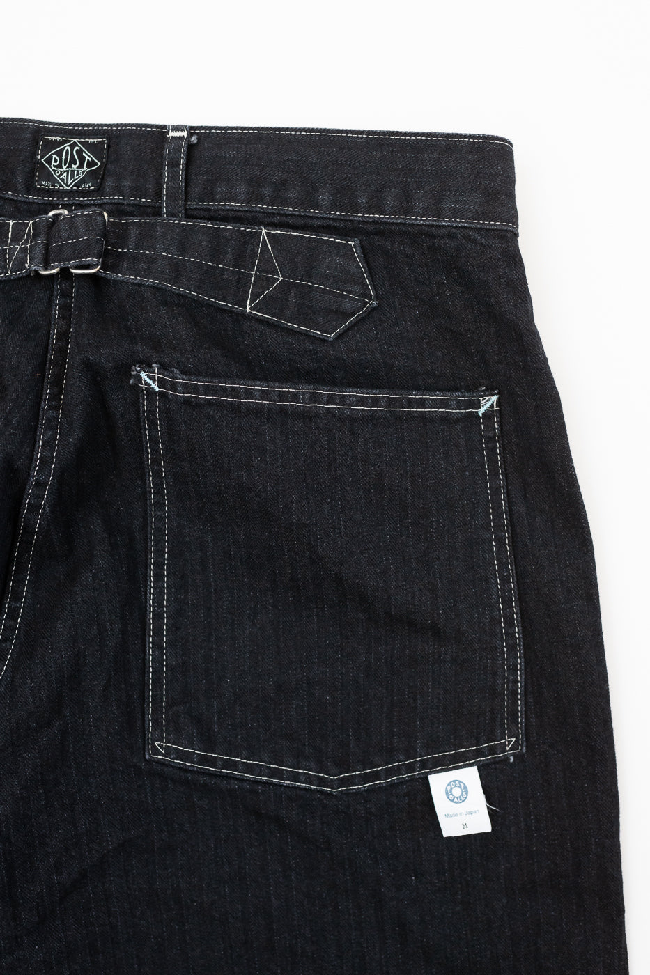 1301-HBB - Army Pants Herringbone Denim - Black