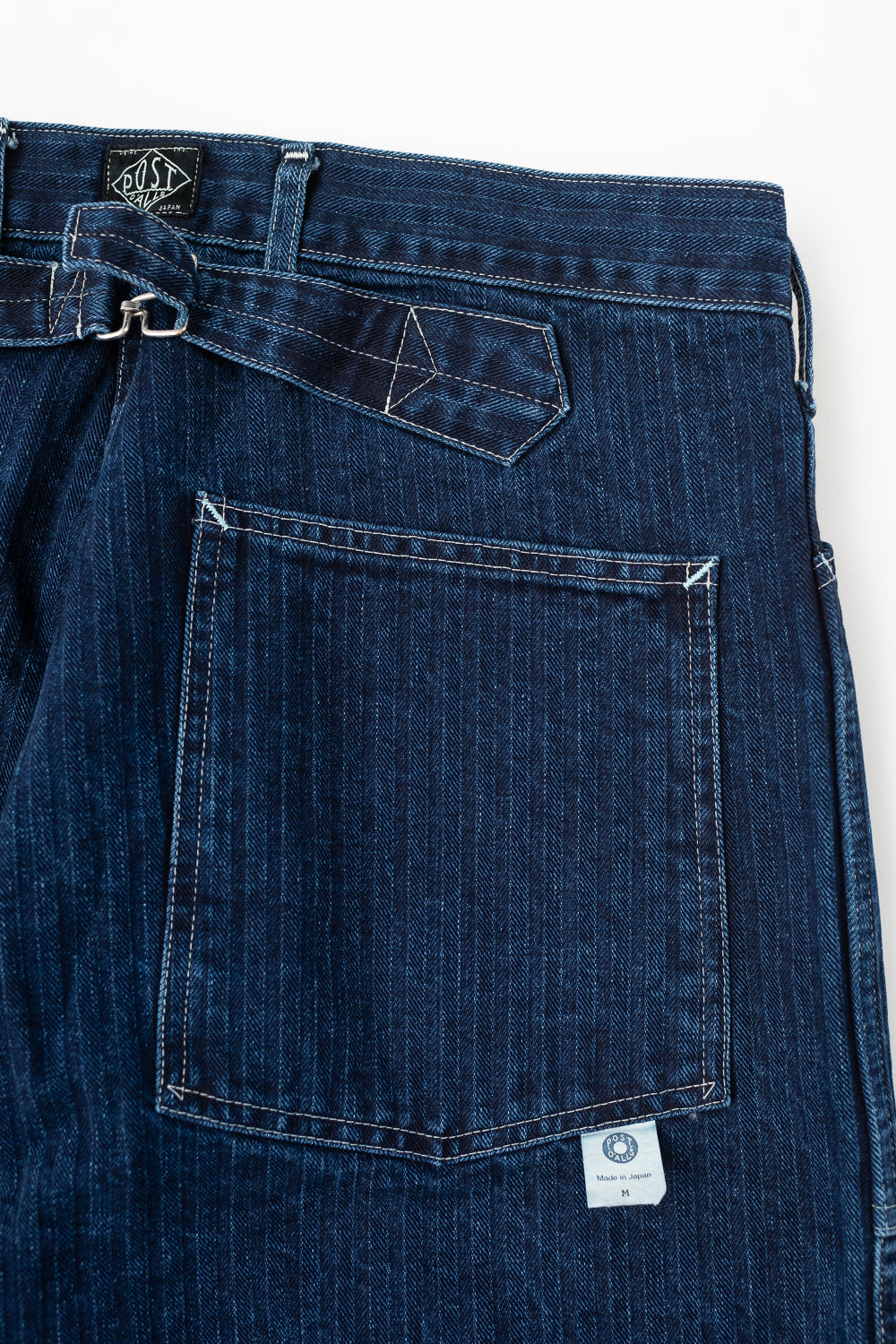 1301-HBI - Army Pants Herringbone Denim - Double Indigo