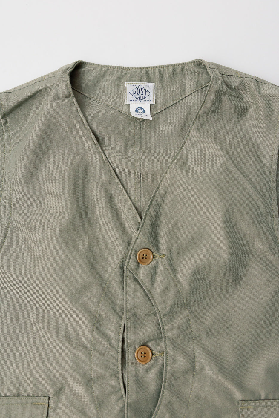 1512-FT - Royal Traveler Vest French Twill - Khaki | Dant