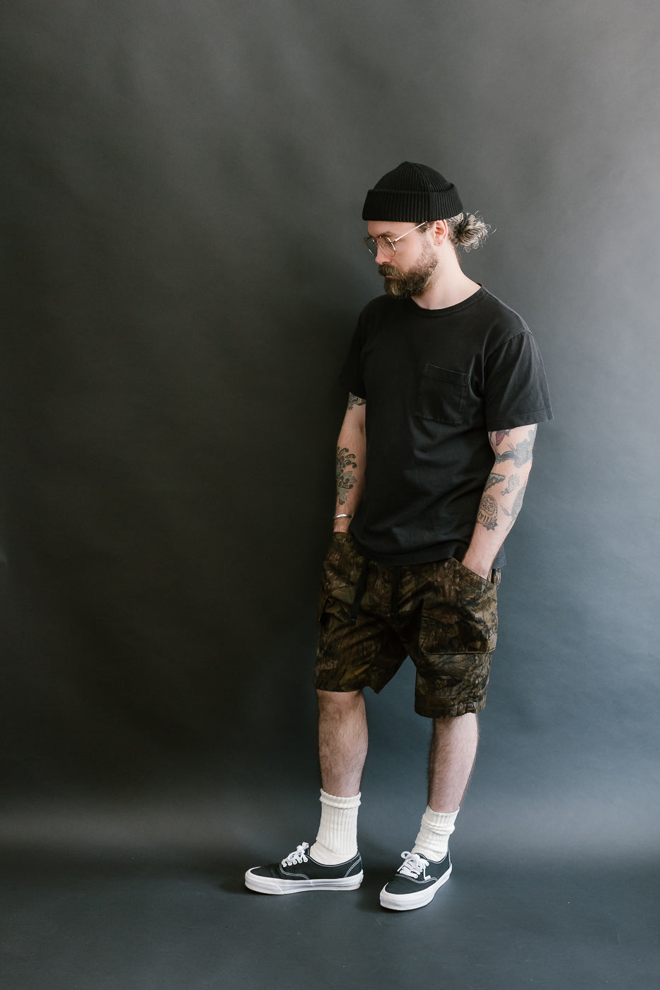 2323E-FC1 - E-Z Dee's Shorts Forest Camo - Brown Jungle