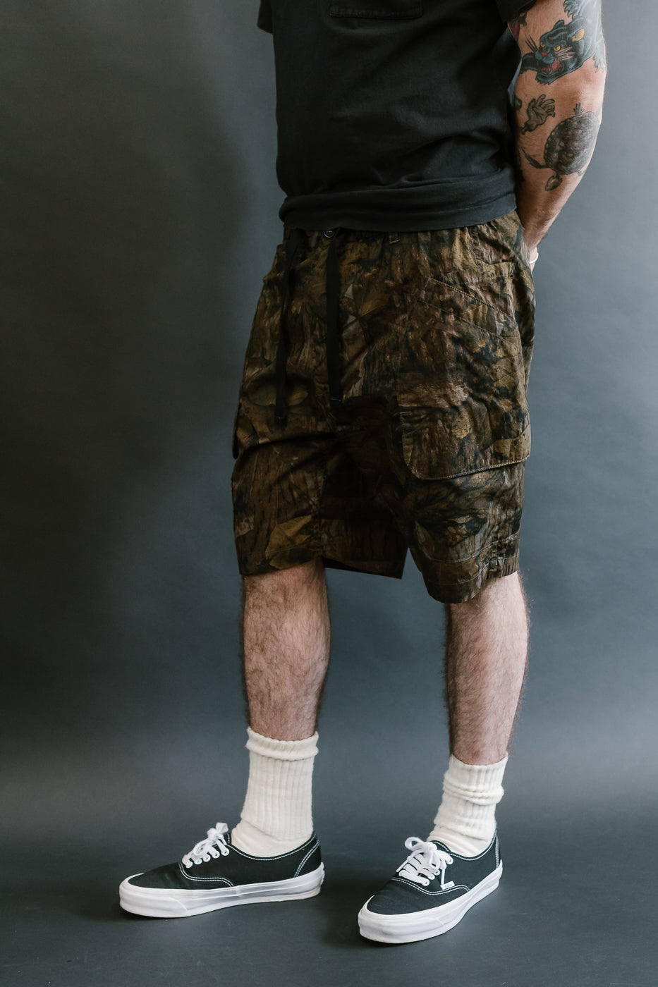 2323E-FC1 - E-Z Dee's Shorts Forest Camo - Brown Jungle