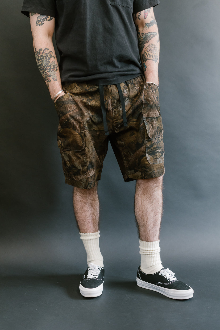 2323E-FC1 - E-Z Dee's Shorts Forest Camo - Brown Jungle