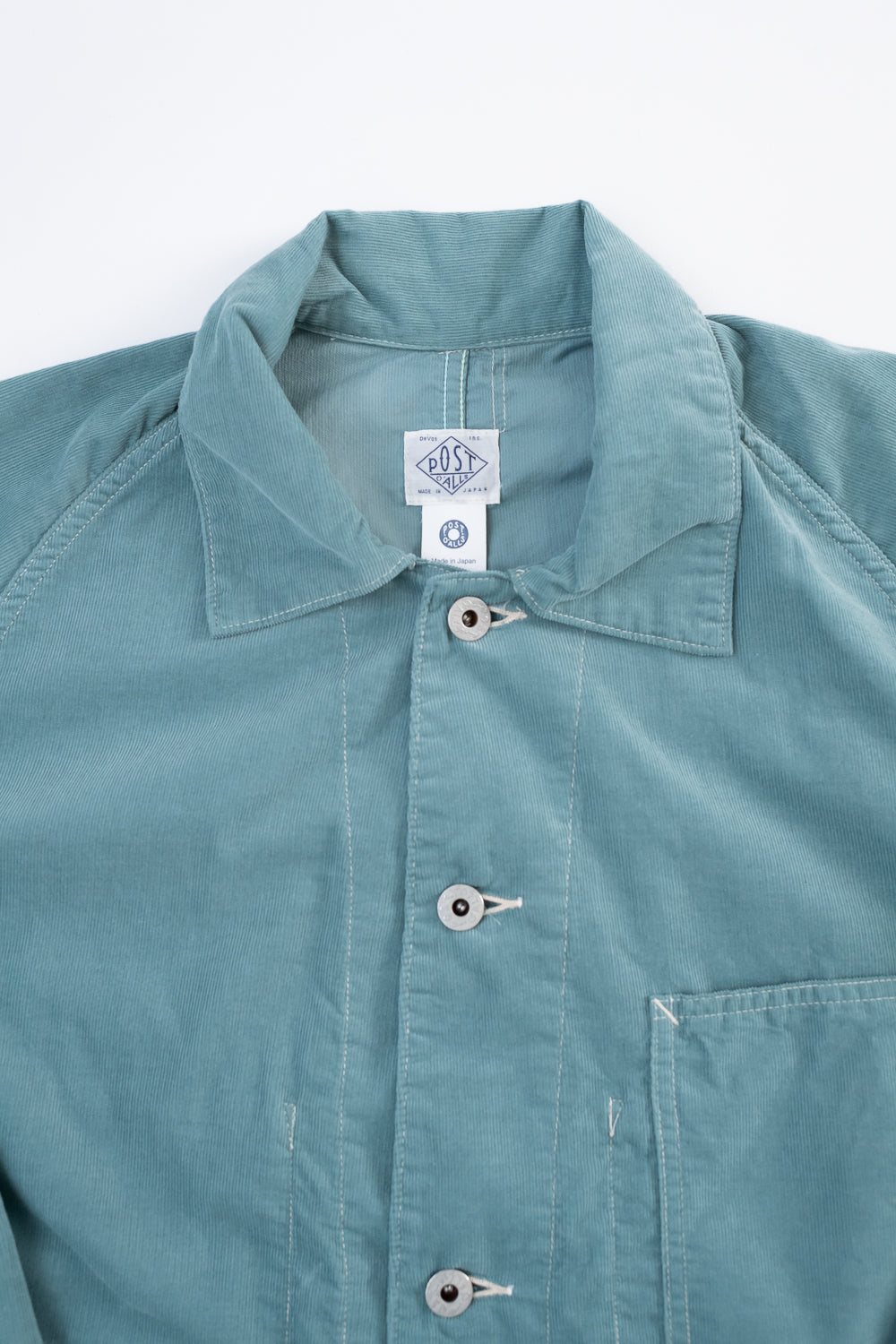 3123-SCM - POST44 Jacket Summer Cords - Muscat Green | Dant