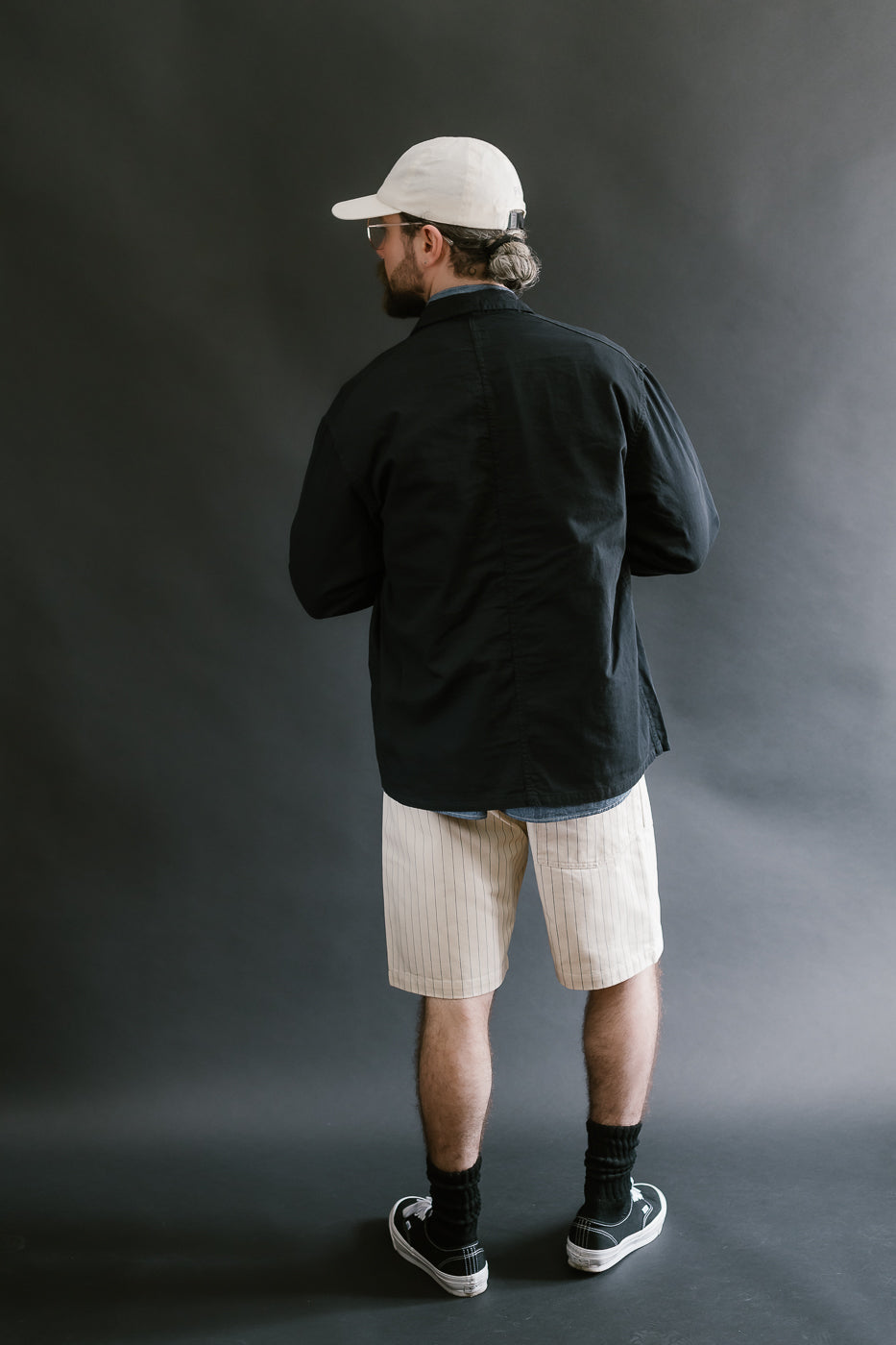 3125-VTC - Post Chinois Travail Vintage Twill - Charcoal