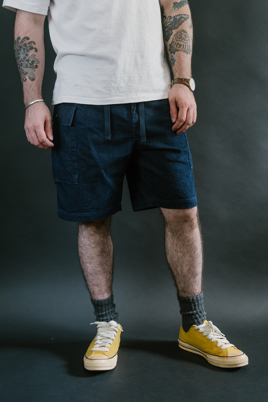 3308S-8DI - E-Z Walkabout Shorts 8oz Denim - Deep Indigo Wash