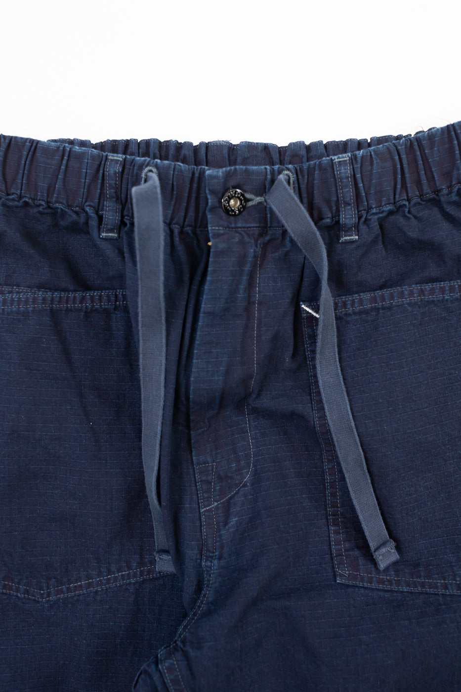 3313-DRI - E-Z Army-Navy Pants 2 Ripstop Dobby - Indigo Deep Wash