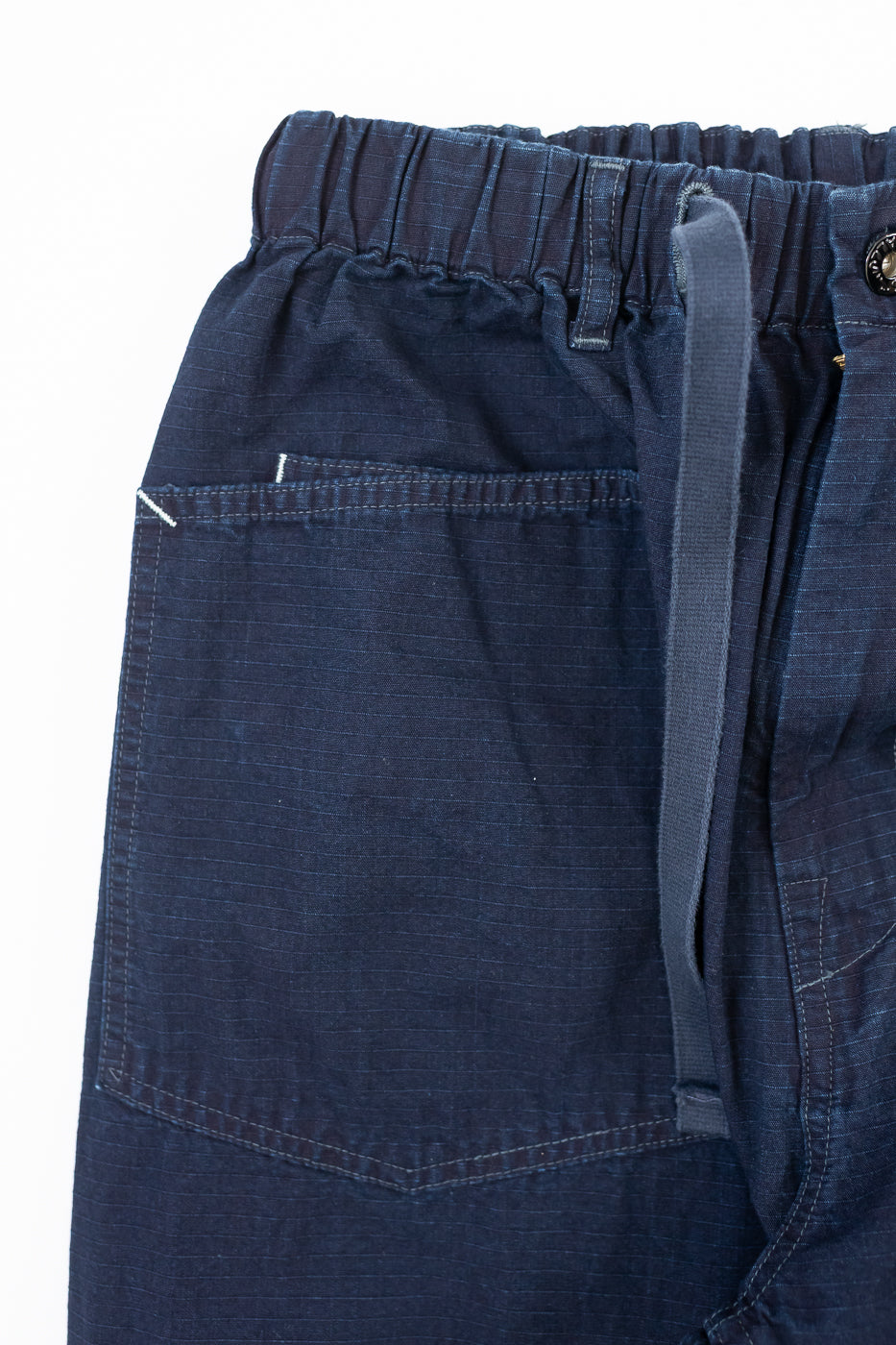 3313-DRI - E-Z Army-Navy Pants 2 Ripstop Dobby - Indigo Deep Wash