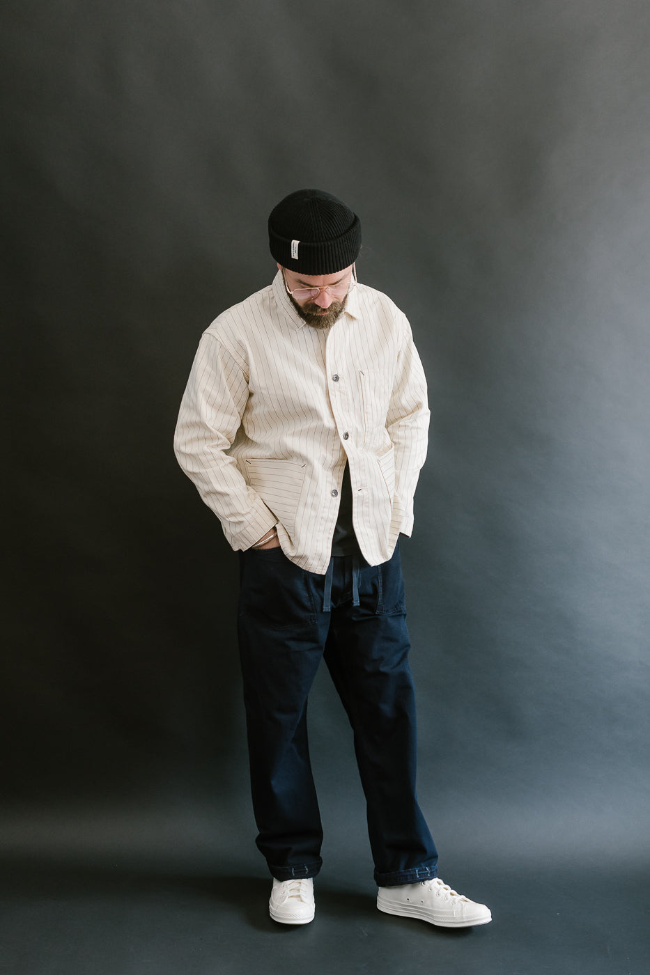 3313-DRI - E-Z Army-Navy Pants 2 Ripstop Dobby - Indigo Deep Wash