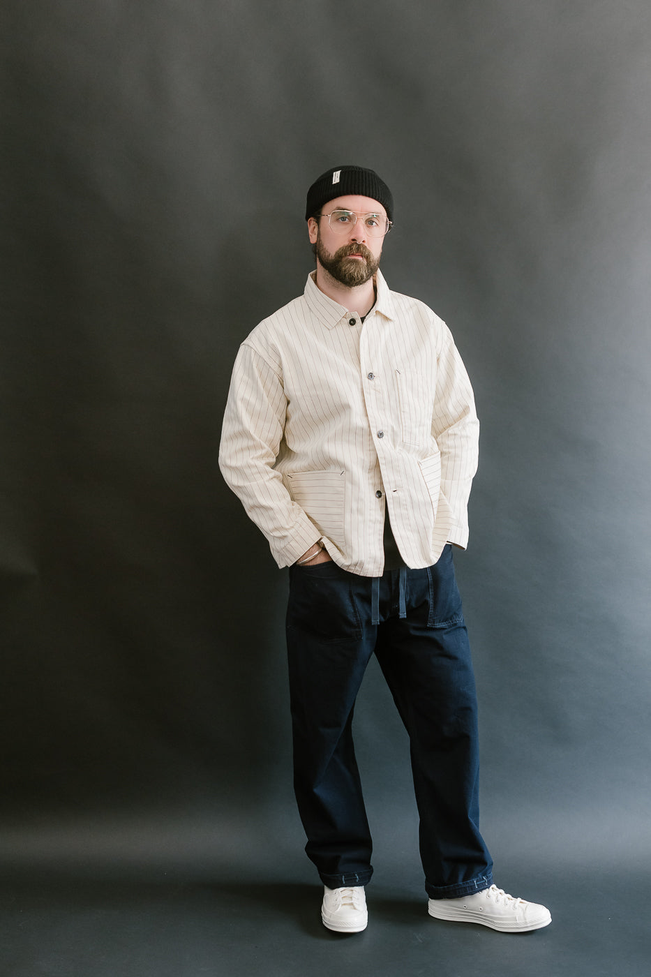 3313-DRI - E-Z Army-Navy Pants 2 Ripstop Dobby - Indigo Deep Wash
