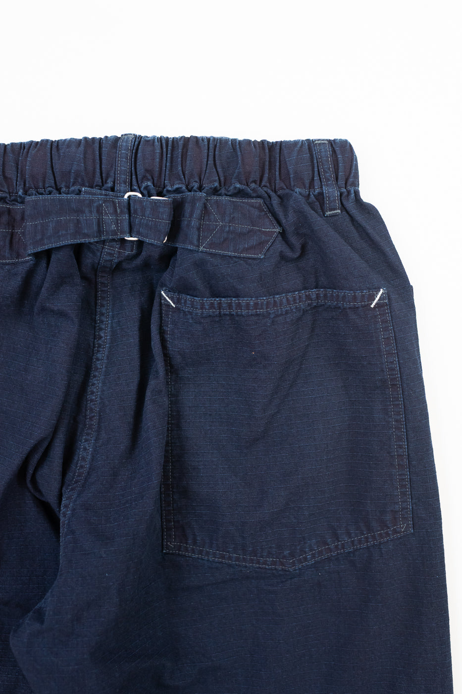 3313-DRI - E-Z Army-Navy Pants 2 Ripstop Dobby - Indigo Deep Wash