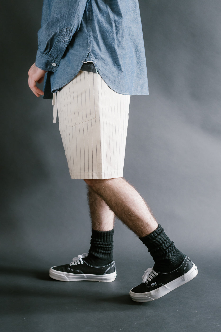 3313S-HBS - E-Z Army-Navy Short 2 HBT Stripe - Natural