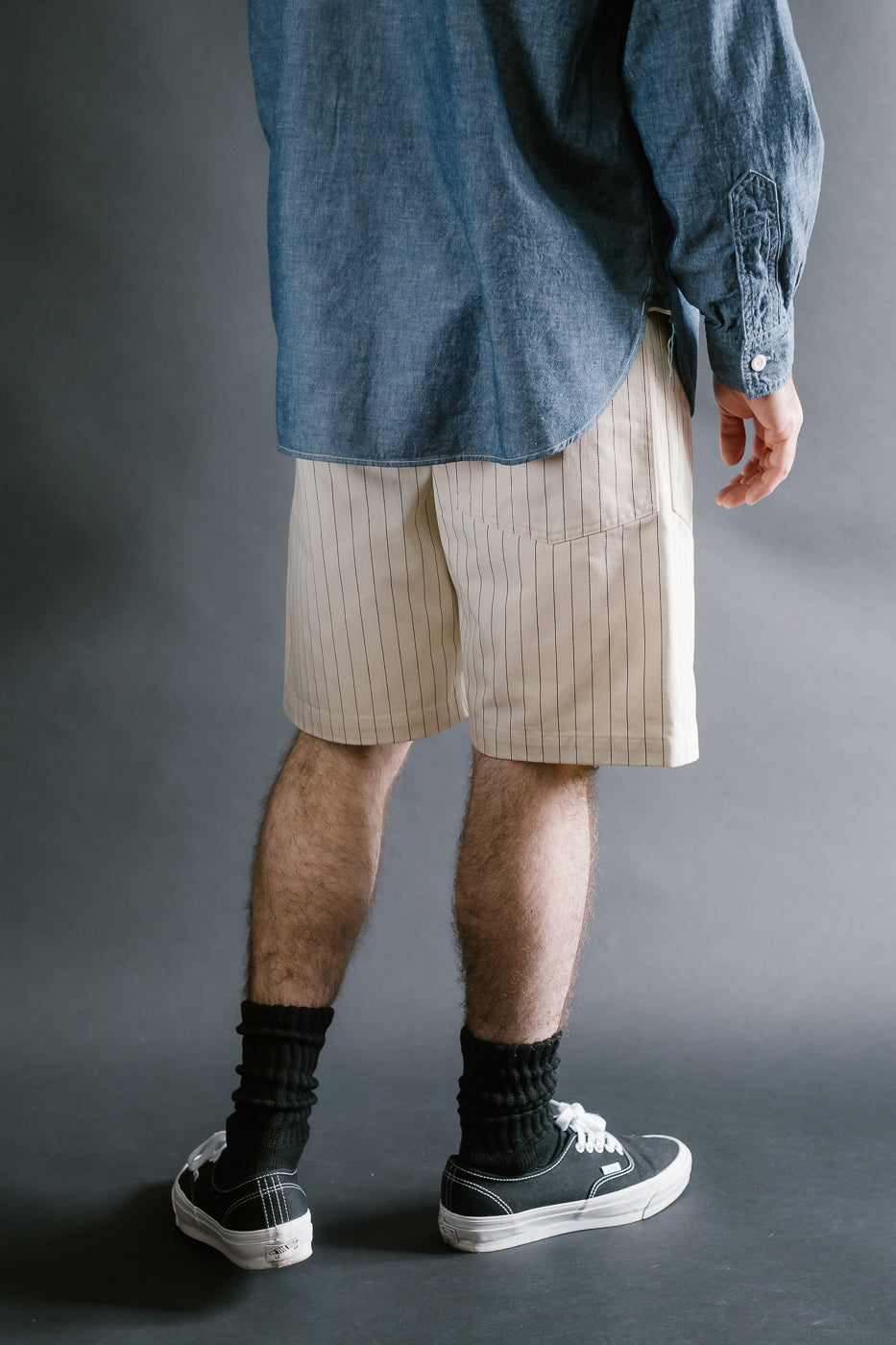 3313S-HBS - E-Z Army-Navy Short 2 HBT Stripe - Natural