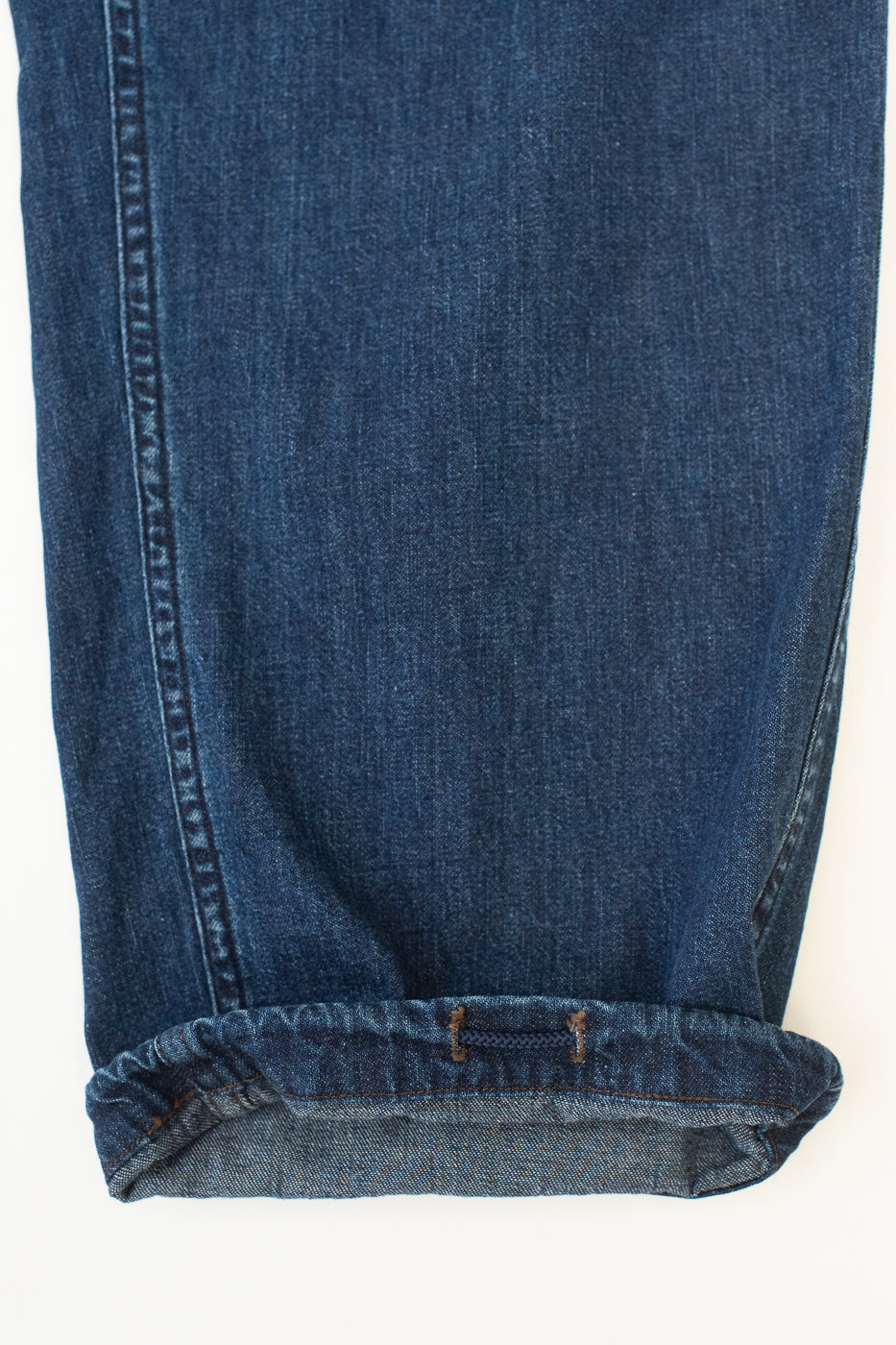 3319-8DI - E-Z Chinois De Luxe 8oz Denim Pants - Deep Wash Indigo
