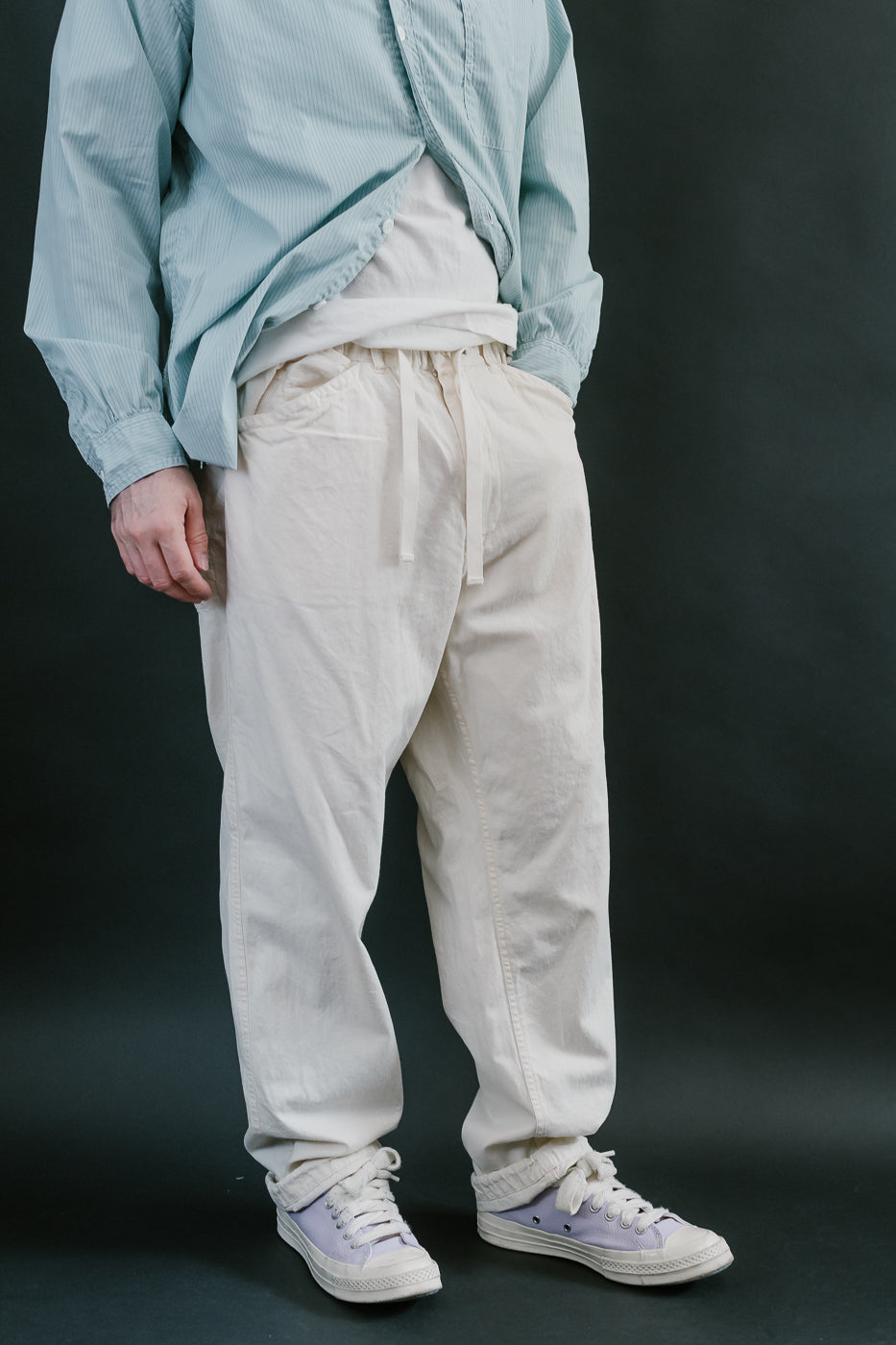 3319-VTN - E-Z Chinois De Luxe Vintage Twill Pants - Natural