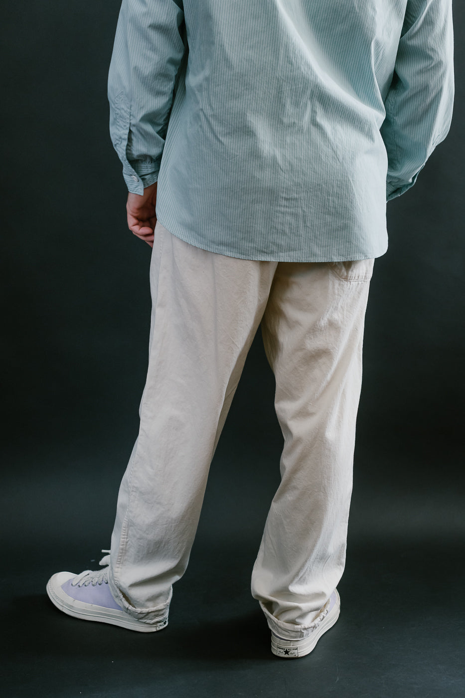 3319-VTN - E-Z Chinois De Luxe Vintage Twill Pants - Natural
