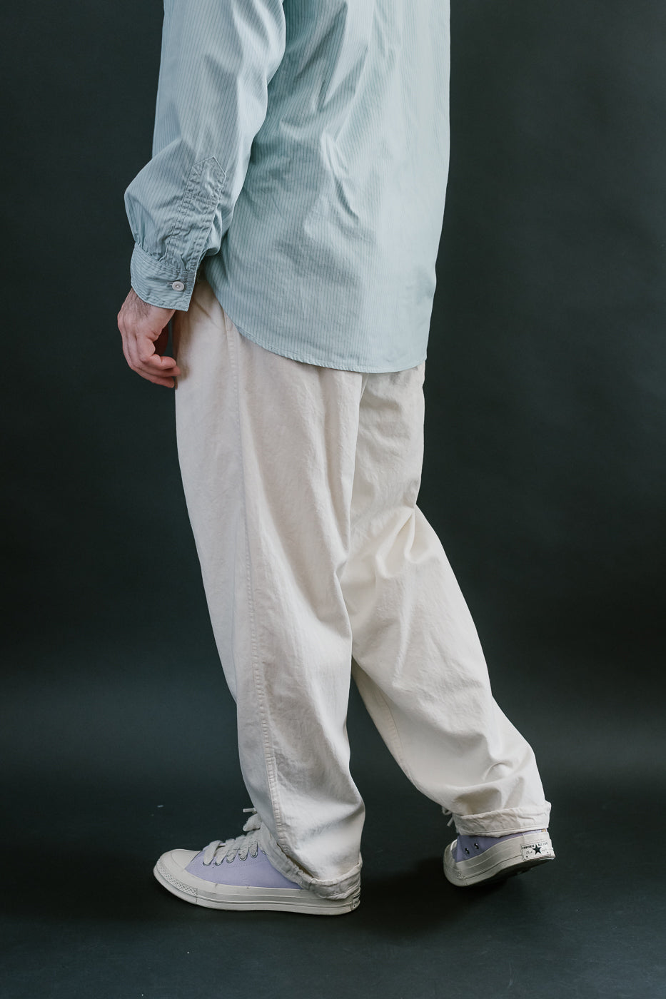 3319-VTN - E-Z Chinois De Luxe Vintage Twill Pants - Natural