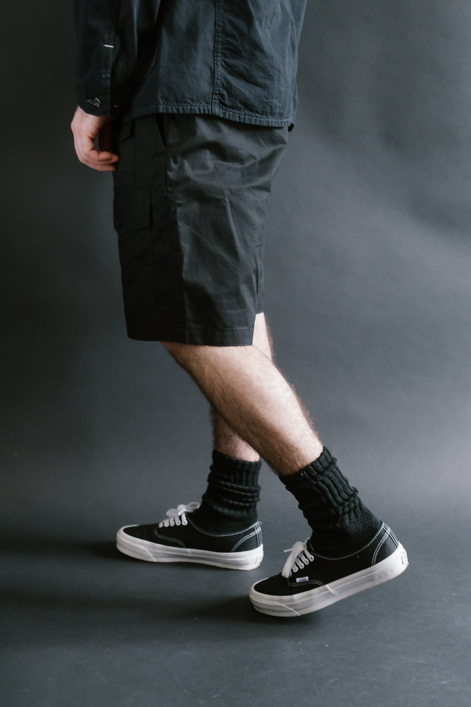 3322S-MP4 - Town & Country Shorts Medium Weight Poplin - Black